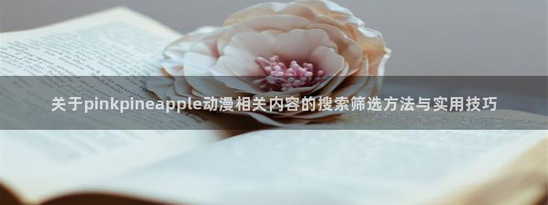 韩漫漫画中文版在线阅读:关于pinkpineapple动漫相关内容的搜索筛选方法与实用技巧配图